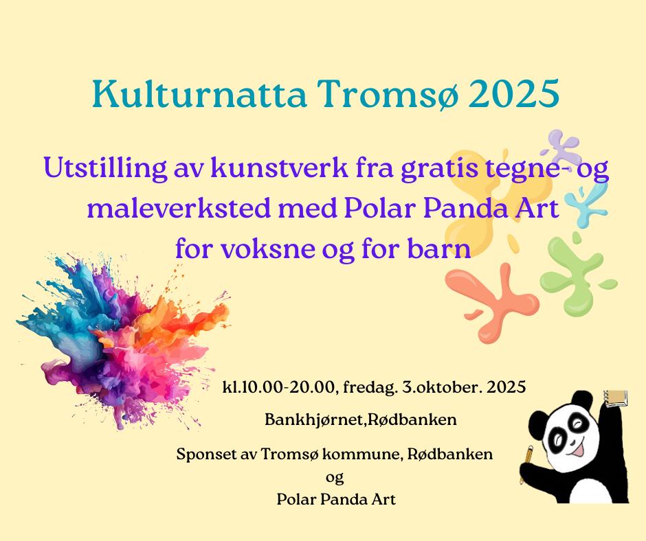 Kulturnatta – kunstutstilling Polar Panda Art