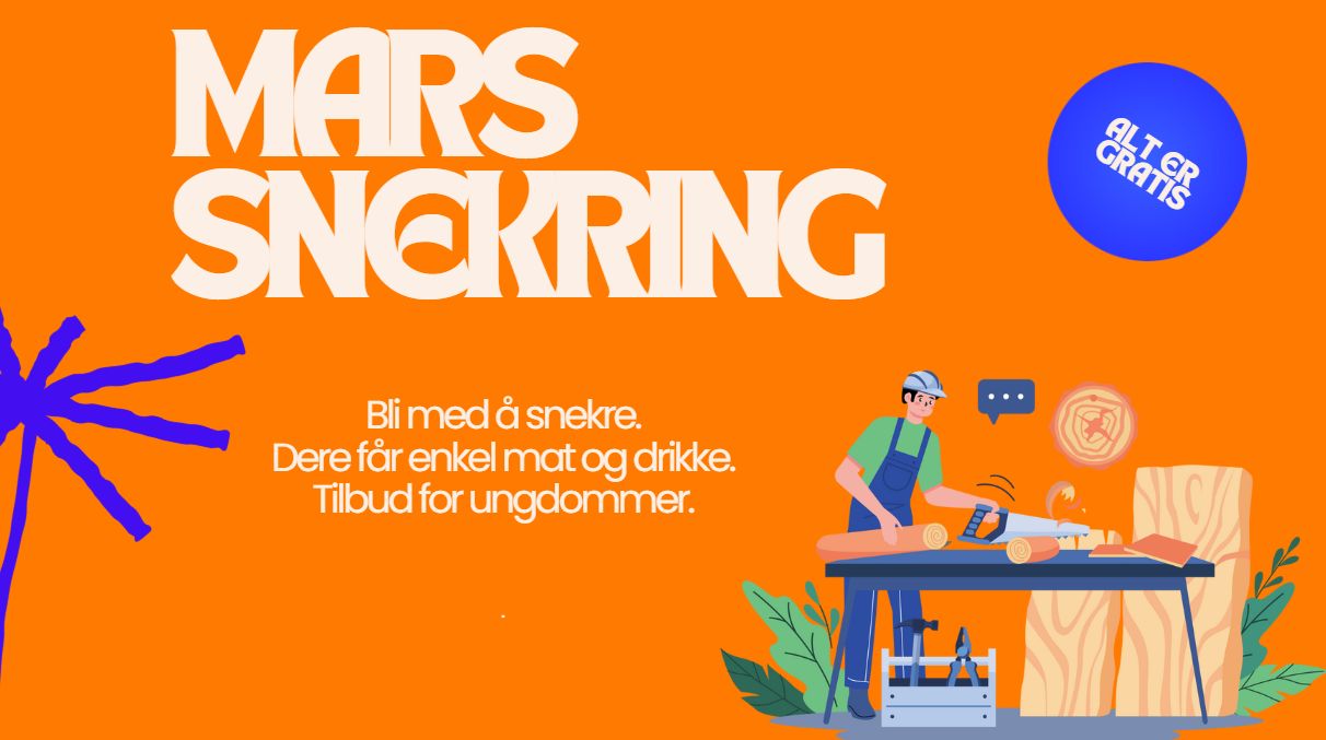 Folkeverksted: Snekkermoro for unge