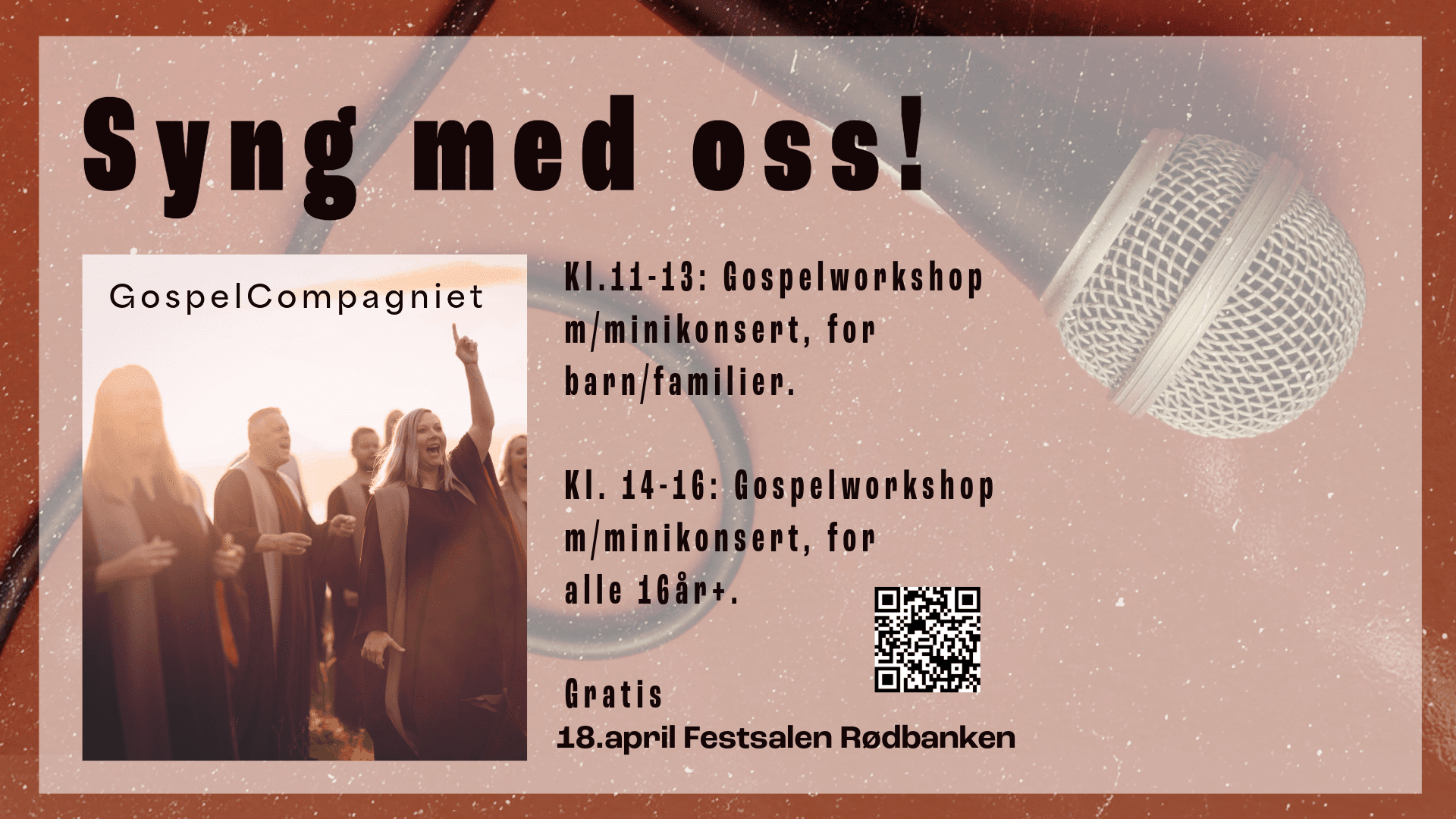 Syng med oss! – GospelCompagniet