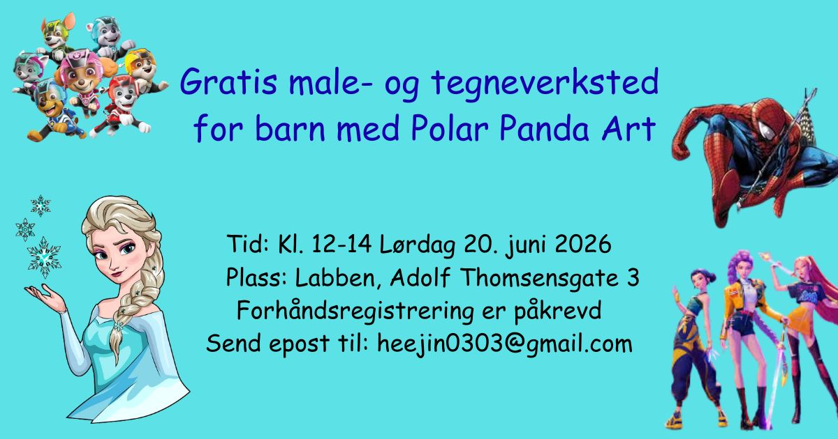 Tegneverksted for barn