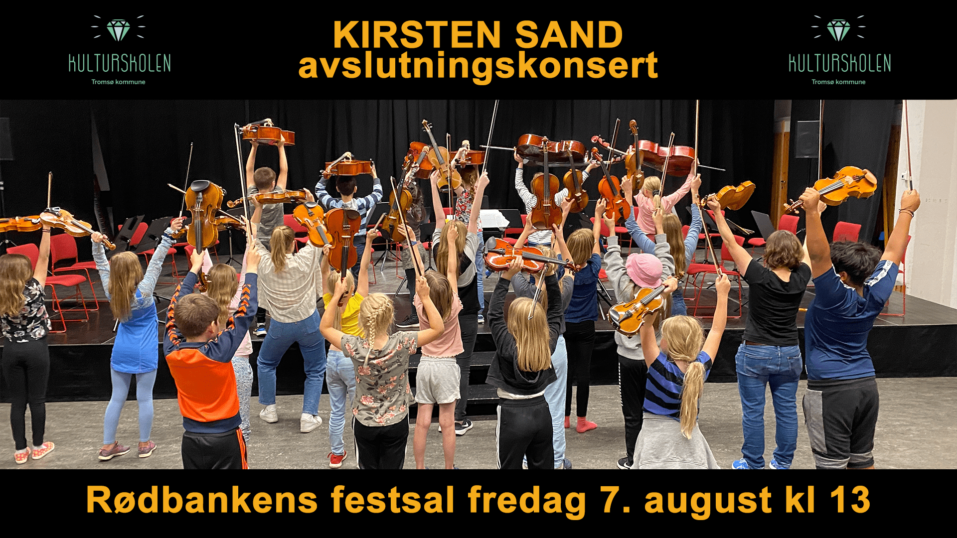 Gratis konsert, avslutning Kirsten Sand-kurset